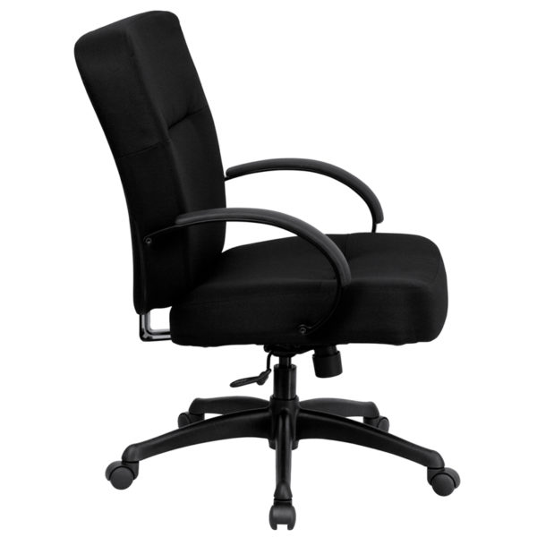 Nice HERCULES Series Big & Tall 400 lb. Rated Fabric Executive Swivel Ergonomic Office Chair w/ Arms High Back Design office chairs near  Leesburg at Capital Office Furniture