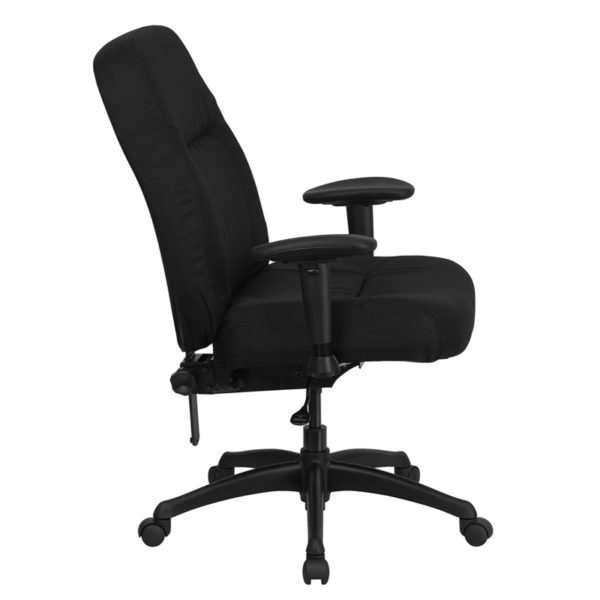 Nice HERCULES Series 400 lb. Rated High Back Big & Tall Fabric Executive Ergonomic Office Chair w/ Adjustable Arms High Back Design office chairs near  Kissimmee at Capital Office Furniture