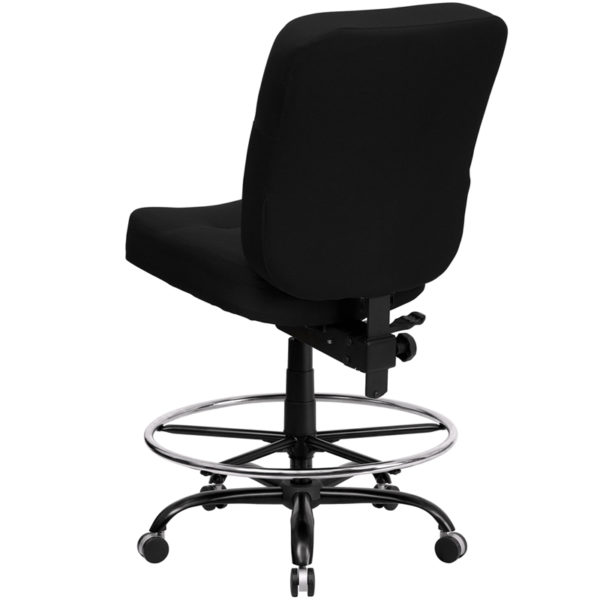 Shop for Black Fabric 400LB Draft Chairw/ Black Fabric Upholstery near  Apopka at Capital Office Furniture