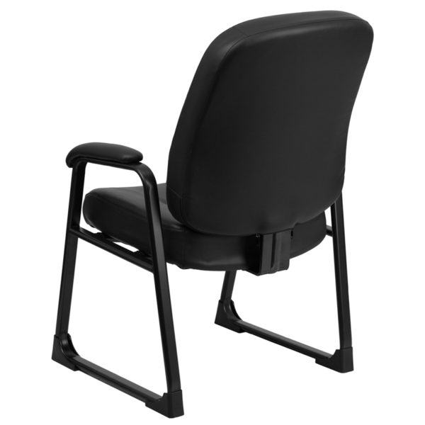 Shop for Black Leather Side Chairw/ Black LeatherSoft Upholstery near  Clermont at Capital Office Furniture
