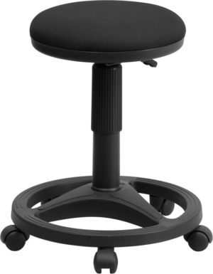 Buy Backless Stool Black Fabric Stool w/Foot Ring in  Orlando at Capital Office Furniture