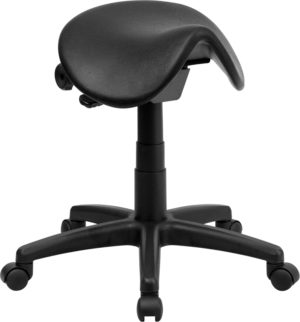 Buy Backless Stool Black Saddle Stool in  Orlando at Capital Office Furniture