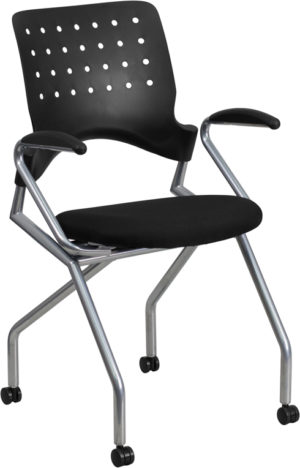 Buy Training/Conference Room Chair Black Fabric Nesting Armchair in  Orlando at Capital Office Furniture