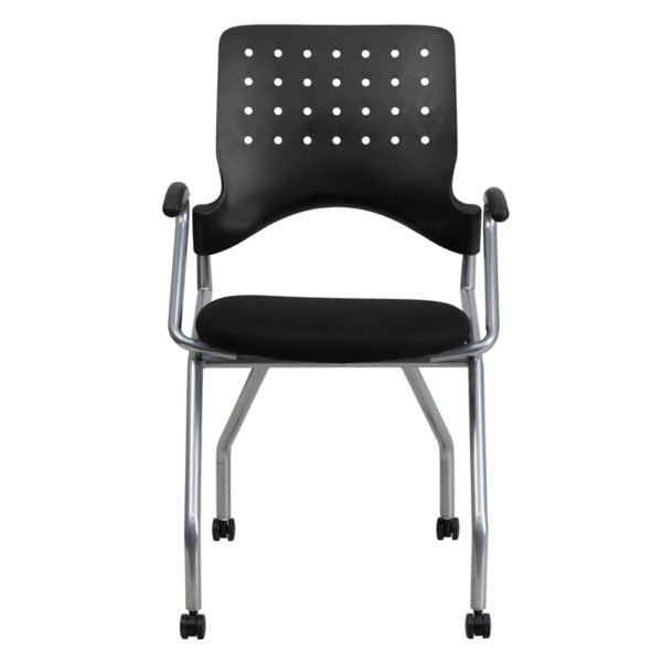 New office guest and reception chairs in black w/ CA117 Fire Retardant Foam at Capital Office Furniture near  Windermere at Capital Office Furniture