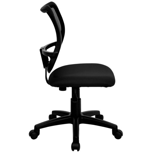 Nice Mid-Back Mesh Swivel Task Office Chair Built-In Lumbar Support office chairs near  Windermere at Capital Office Furniture
