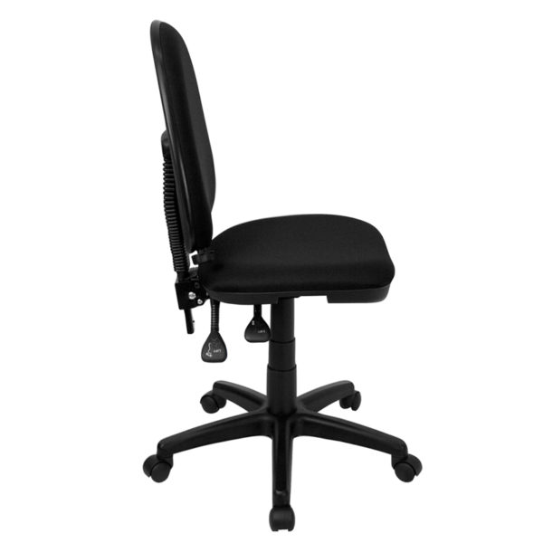 Nice Mid-Back Fabric Multifunction Swivel Ergonomic Task Office Chair w/ Adjustable Lumbar Support Double Paddle Control Mechanism office chairs near  Lake Mary at Capital Office Furniture