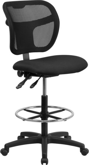 Buy Contemporary Draft Stool Black Mesh Draft Chair in  Orlando at Capital Office Furniture