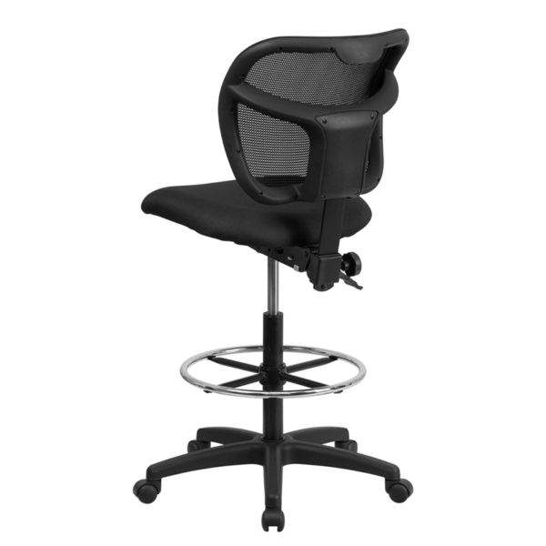 Shop for Black Mesh Draft Chairw/ Curved Ventilated Black Mesh Back near  Ocoee at Capital Office Furniture