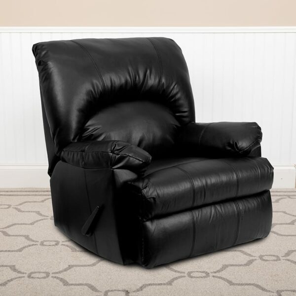 Buy Contemporary Style Black Leather Recliner near  Oviedo at Capital Office Furniture