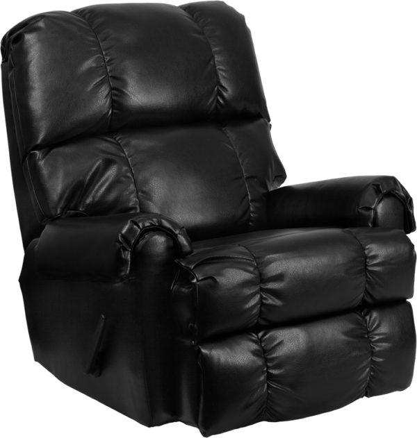 Buy Contemporary Style Black Leather Recliner near  Clermont at Capital Office Furniture