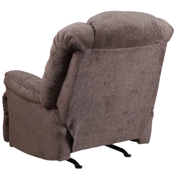 Shop for Pewter Chenille Reclinerw/ Plush Arms near  Sanford at Capital Office Furniture