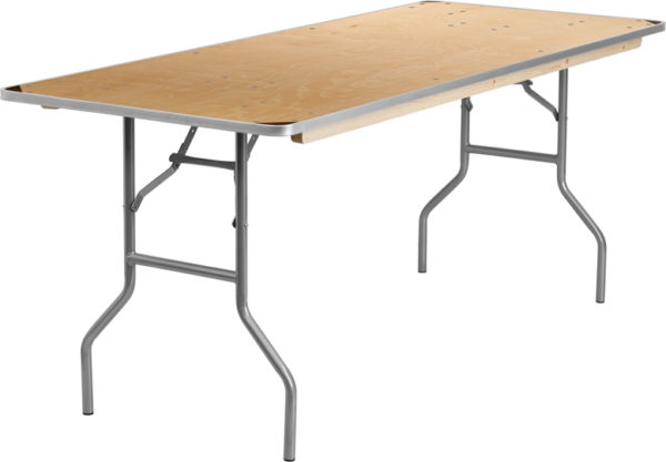 Buy Ready To Use Banquet Table 30x72 Wood Fold Table-Met Edge near  Daytona Beach at Capital Office Furniture