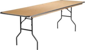 Buy Ready To Use Banquet Table 30x96 Wood Fold Table-Met Edge in  Orlando at Capital Office Furniture
