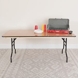 Buy Ready To Use Banquet Table 30x72 Wood Fold Table near  Daytona Beach at Capital Office Furniture