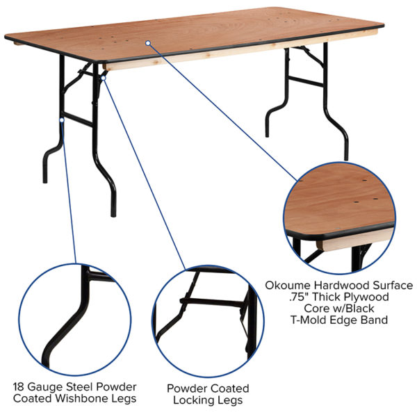 Looking for natural folding tables in  Orlando at Capital Office Furniture?