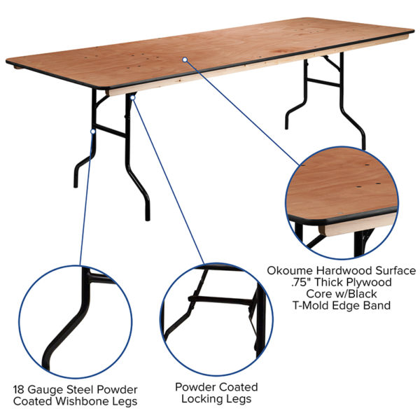 Looking for natural folding tables near  Lake Buena Vista at Capital Office Furniture?