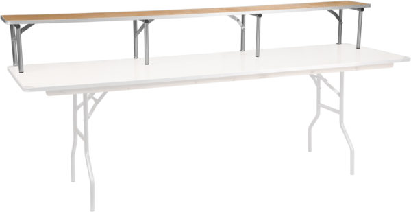 Buy Folding Table Riser 96" X 12" X 12" Bar Top Riser near  Leesburg at Capital Office Furniture