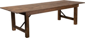 Buy Rustic Style 9'x40" Folding Farm Table near  Apopka at Capital Office Furniture