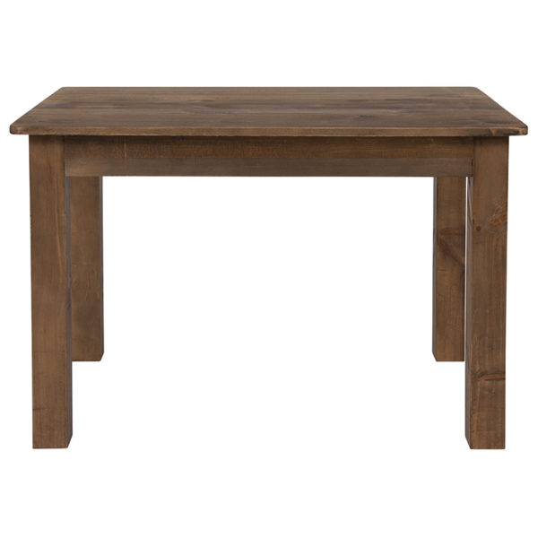 Shop for 46x30 Rustic Farm Tablew/ 1" Thick Table Top near  Bay Lake at Capital Office Furniture