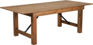 Buy Rustic Style 7'x40" Folding Farm Table near  Apopka at Capital Office Furniture
