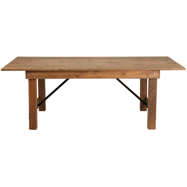 Shop for 7'x40" Folding Farm Tablew/ .875" Thick Table Top near  Kissimmee at Capital Office Furniture