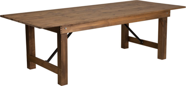 Buy Rustic Style 8'x40" Folding Farm Table near  Leesburg at Capital Office Furniture