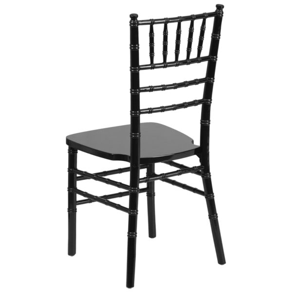 Shop for Black Wood Chiavari Chairw/ Stack Quantity: 10 near  Clermont at Capital Office Furniture