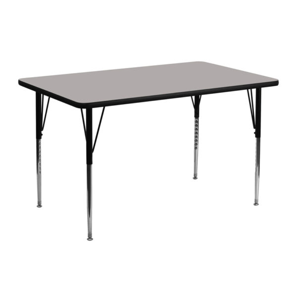 Buy Popular Rectangular Activity Table 24x48 REC Grey Activity Table near  Sanford at Capital Office Furniture