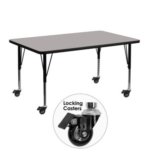 Buy Popular Rectangular Activity Table 24x48 REC Grey Activity Table in  Orlando at Capital Office Furniture