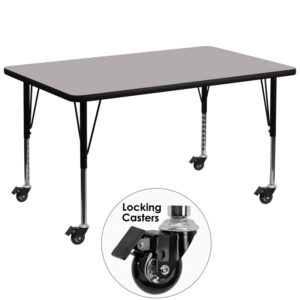 Buy Popular Rectangular Activity Table 24x48 REC Grey Activity Table in  Orlando at Capital Office Furniture