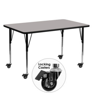 Buy Popular Rectangular Activity Table 24x60 REC Grey Activity Table in  Orlando at Capital Office Furniture