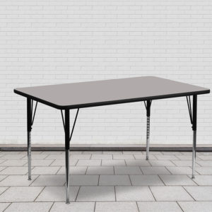 Buy Popular Rectangle Activity Table 24x60 REC Grey Activity Table in  Orlando at Capital Office Furniture