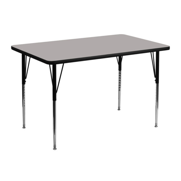 Buy Popular Rectangular Activity Table 30x48 REC Grey Activity Table near  Ocoee at Capital Office Furniture