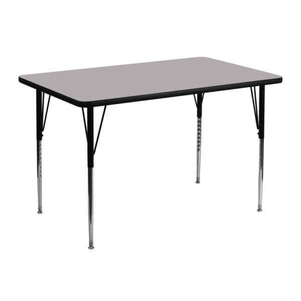Buy Popular Rectangular Activity Table 30x48 REC Grey Activity Table near  Casselberry at Capital Office Furniture