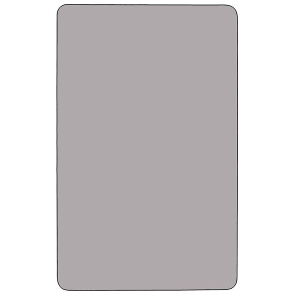 Shop for 30x48 REC Grey Activity Tablew/ 1.125" Thick Thermal Fused Grey Laminate Top in  Orlando at Capital Office Furniture