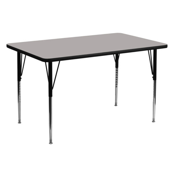 Buy Popular Rectangular Activity Table 30x60 REC Grey Activity Table near  Casselberry at Capital Office Furniture