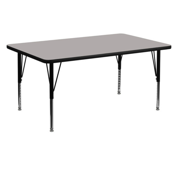 Buy Popular Rectangular Activity Table 30x60 REC Grey Activity Table near  Winter Garden at Capital Office Furniture