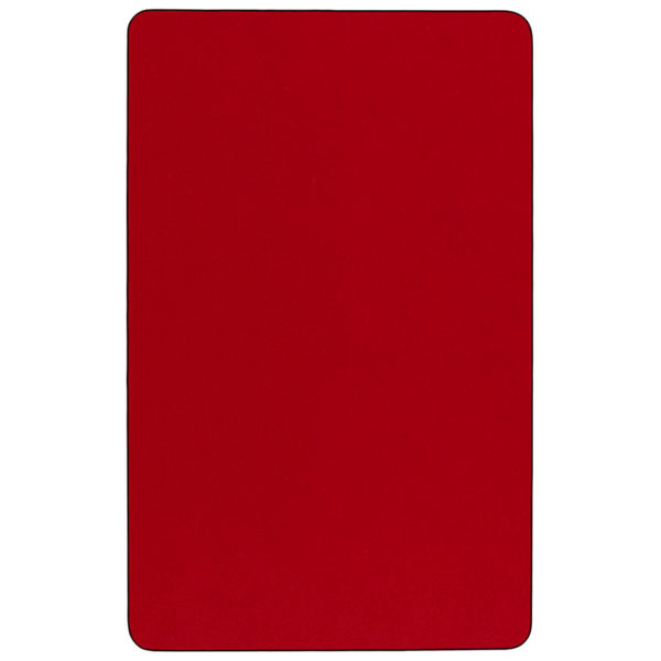 Shop for 30x60 REC Red Activity Tablew/ 1.125" Thick Thermal Fused Red Laminate Top in  Orlando at Capital Office Furniture