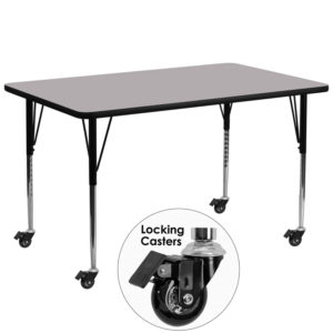 Buy Popular Rectangular Activity Table 30x72 REC Grey Activity Table in  Orlando at Capital Office Furniture