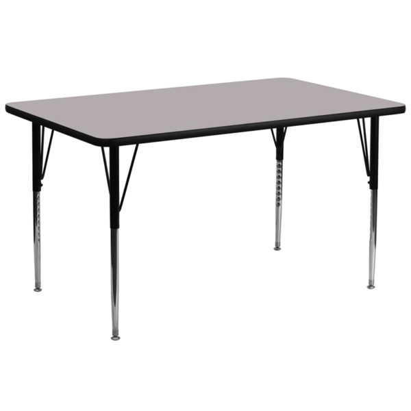 Buy Popular Rectangular Activity Table 30x72 REC Grey Activity Table near  Casselberry at Capital Office Furniture