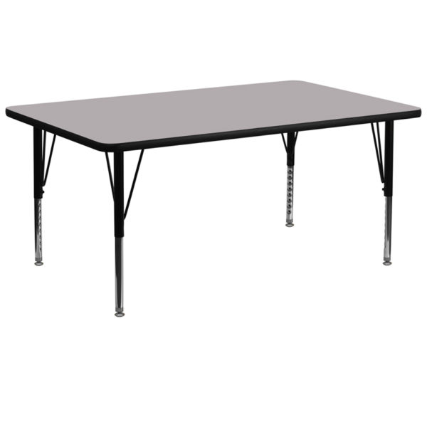 Buy Popular Rectangular Activity Table 30x72 REC Grey Activity Table near  Windermere at Capital Office Furniture