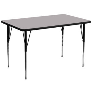 Buy Popular Rectangular Activity Table 36x72 REC Grey Activity Table in  Orlando at Capital Office Furniture
