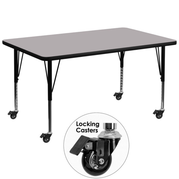 Buy Popular Rectangular Activity Table 36x72 REC Grey Activity Table near  Casselberry at Capital Office Furniture