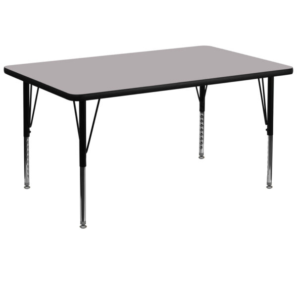 Buy Popular Rectangular Activity Table 36x72 REC Grey Activity Table near  Winter Garden at Capital Office Furniture