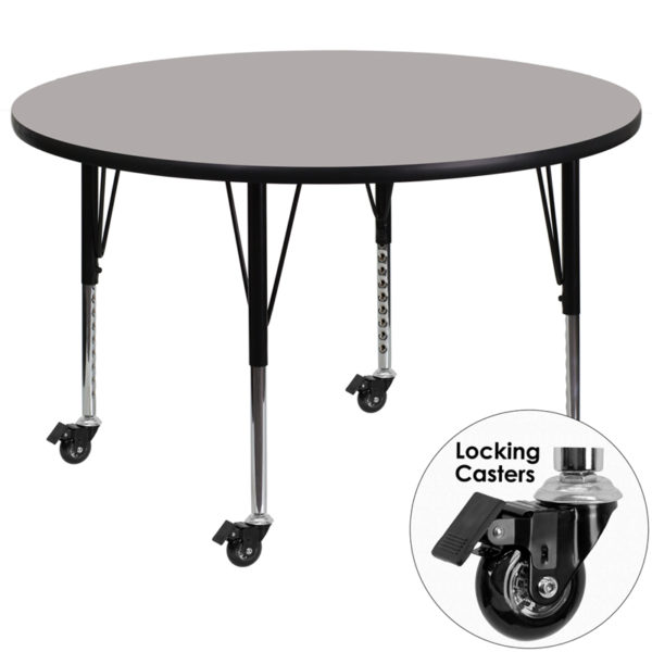 Buy Popular Round Activity Table 42 RND Grey Activity Table near  Leesburg at Capital Office Furniture