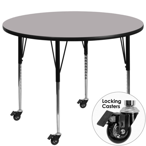 Buy Popular Round Activity Table 42 RND Grey Activity Table near  Leesburg at Capital Office Furniture
