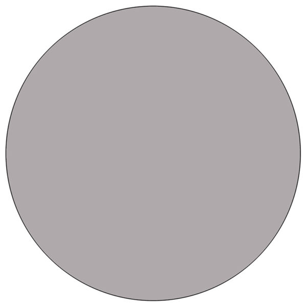 Shop for 42 RND Grey Activity Tablew/ 1.125" Thick Thermal Fused Grey Laminate Top near  Casselberry at Capital Office Furniture