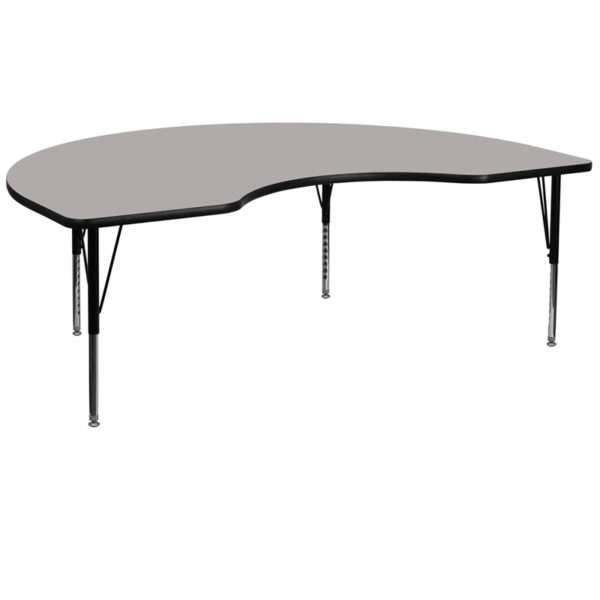 Buy Collaborative Kidney Activity Table 48x72 KDNY Grey Activity Table near  Saint Cloud at Capital Office Furniture