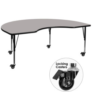 Buy Collaborative Kidney Activity Table 48x96 KDNY Grey Activity Table in  Orlando at Capital Office Furniture