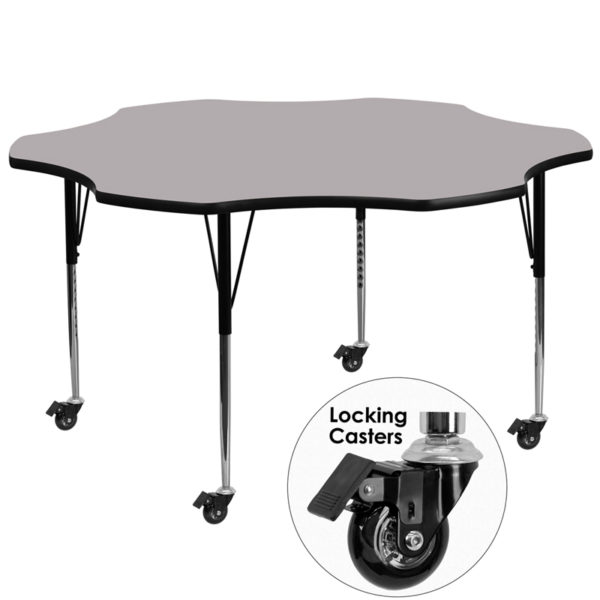 Buy Flower Shaped Activity Table 60 FLWR Grey Activity Table near  Lake Mary at Capital Office Furniture